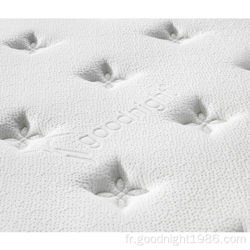 ODM matelas à ressorts ensachés Fabricants de matelas en mousse naturelle non toxique organique